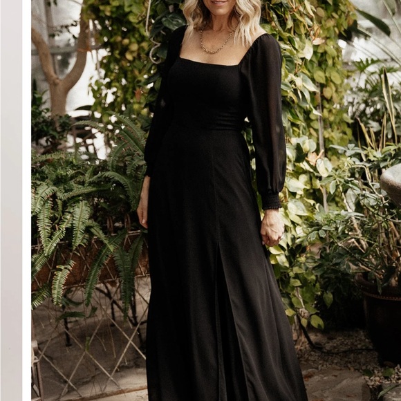 Black Maxi Dress - Picture 4 of 10